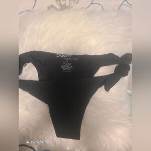 Black Bikini Bottom with Side Ties